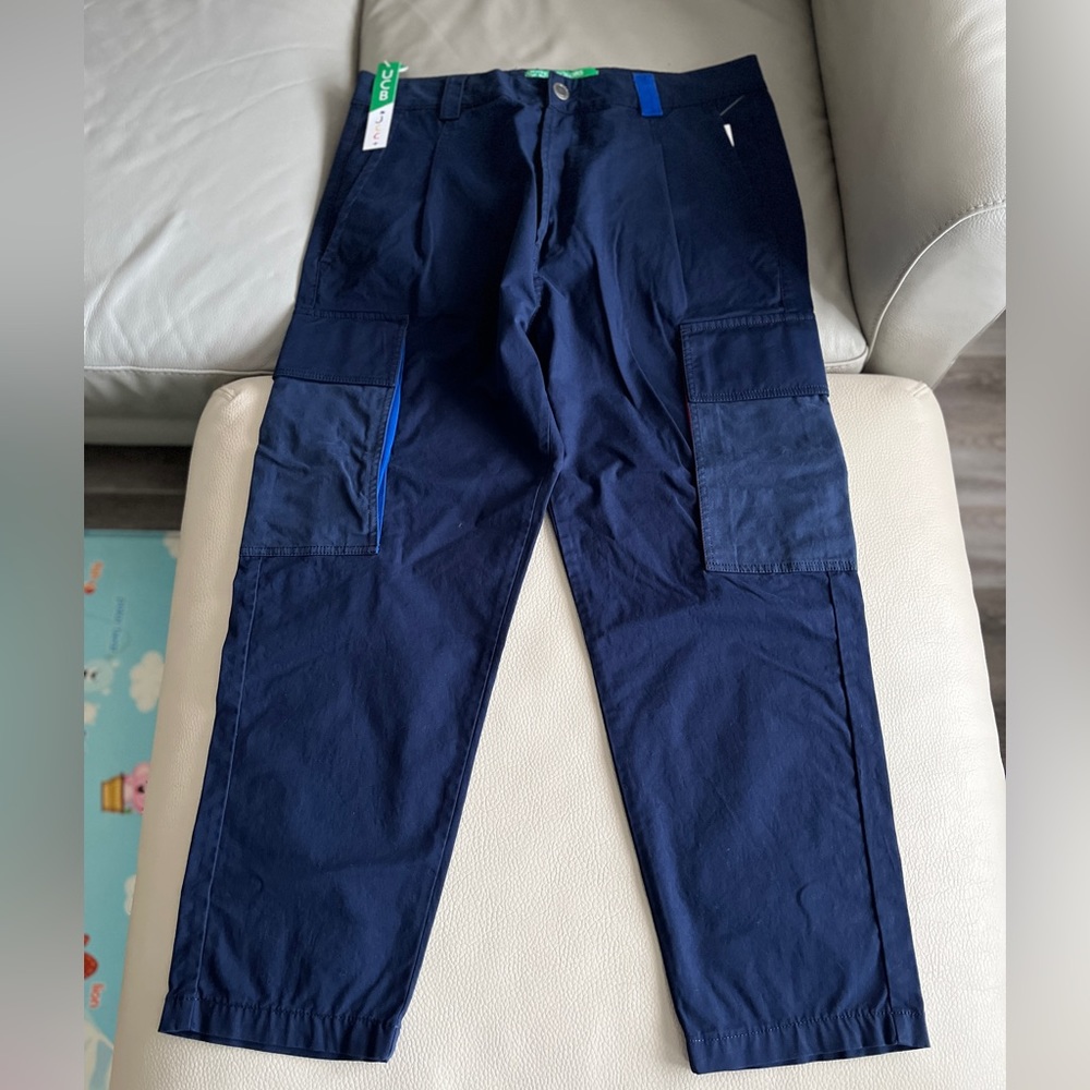 NWT - United Colors of Benetton x JCC+ Men’s Cargo Pants - Made in Italy - US 34